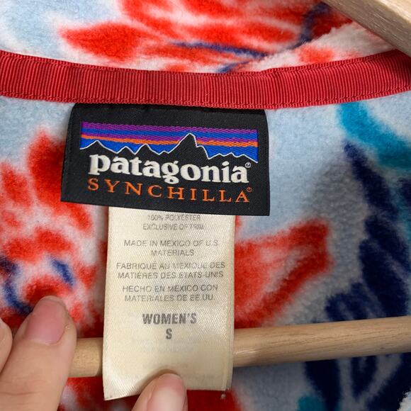 Patagonia Synchilla Snap-T Fleece Pullover Hawaiian Manoa Dusk Blue Small Rare - Picture 15 of 16